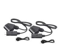 Adaptateur péritel vers-Compatible TV audio vidéo 1080p/720p-Cordon convertisseur pour HDTV Stb DVD Accessoires convertisseur.[W277]