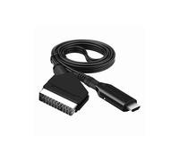 Adaptateur péritel vers HDMI, convertisseur audio-vidéo tout-en-un, sortie 1080p/720p pour téléviseurs et moniteurs