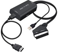 Adaptateur Péritel Vers Hdmi, Convertisseur Scart Hdmi Compatible 720P/1080@60Hz Pour Hdtv Dvd Blu-Ray Boîtier Décodeur Lecteur Hd[Z487]