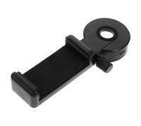 Adaptateur Photo pour Téléphone, Support Compact ABS à Vis pour | Aligne L’oculaire Caméra, Usage sans Mains, Protège L’appareil, Noir, pour Microscope et Astronomie
