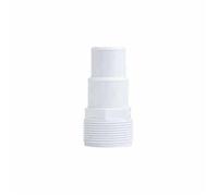 Aqualux Raccord Adaptateur Piscine 1’’1/2 Male A Visser - 38/32 Lisse Tuyau Souple - pour Pompe Platine Groupe Filtration Skimmer Tuyau Flottant