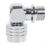 Adaptateur pivotant de plongée sous-marine pour régulateur 2ème étage - Filetage 9/16-18UNF, rotation à 360°, laiton de qualité marine, joint basse température, 90° ou 110° an (90°)
