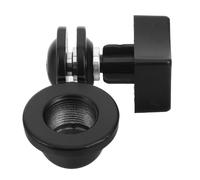 Adaptateur Pivotant de Support Micro 5/8, Connecteur Antichoc | Alliage D’aluminium Noir, Remplacement Rapide, pour Enseignants et Streamers, Prise Femelle 5/8