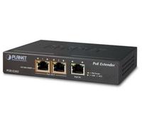 Adaptateur Planet 1 port 802.3at PoE+ vers 2 ports, POE-E202