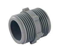 Adaptateur plastique pour flexible mamelon M-M 3/4