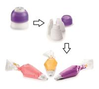 Adaptateur - Plastique - Triple Poches - Compatible Douilles 2.3 cm - 3 Supports - Utilisation Universelle