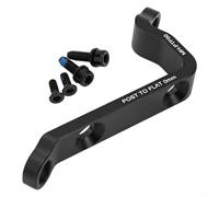 Adaptateur plat pour vélo de route et VTT 160 mm 180 mm pour étrier de frein à disque avec construction en alliage d'aluminium (160 mm)