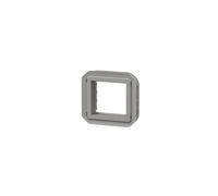 Adaptateur Plexo IP20 pour fonction Mosaic - finition gris sans volet - 069582L - Legrand