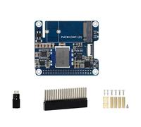 Adaptateur POE M.2 HAT+ avec fonction PoE pour 5 disques SSD M.2 compatibles avec le protocole NVMe, haute vitesse