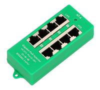 Adaptateur PoE pour injecteur Gigabit PoE 4 ports Gigabit Plug & Play