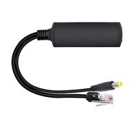 Adaptateur Poes DC 5,5 x 2,1 mm 15,4 W Fiche Répartiteur RJ45 Câble d'alimentation via Ethernet Injecteurs Caméra Alimentation via Ethernet