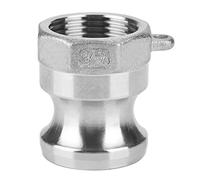 Adaptateur Pompe À Déchets DN20 3/4" en Acier Inoxydable 316, Raccord Camlock Mâle avec Filetage Femelle - Haute Résistance, Installation Facile, Pour Connexion Tuyaux