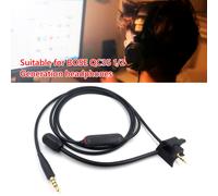 Adaptateur Portable en cuivre de 3.5mm, c?ble noir pour casque Audio et casque de jeu, pour BOSE QC35 Gen 1/2