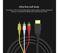 Adaptateur Portable haute définition 1080P vidéo HDMI vers 3RCA AV Scart convertisseur Composite, adaptateur Audio vidéo Av Kabel