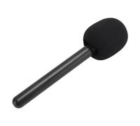 Adaptateur Portable pour Microphone sans Fil avec Poignée de Microphone D'interview en Mousse de Pare-Brise pour Wirelesss GO II Applicable pour Les Interviews et Les événements
