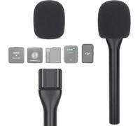 Adaptateur Portable Universel Pour Microphone Rode Wireless Go Ii, Sans Fil Go/Me/Pro, Dji Mic 2 \U2013 Poignée De Microphone D'Entretien Avec Housse De Micro En Mousse Pour La Plupart Des Micros
