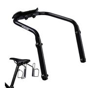 Adaptateur Porte Bidon Vélo Selle Aluminium - Support Double Cage Bouteille Eau VTT Route | Fixation Arrière Universelle Cyclisme Voyage Longue Distance | Accessoire Hydratation Stable Antivibration