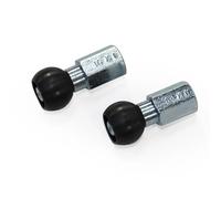 Burley Adaptateur de roue Ballz Coho XC - essieu solide 10x1,0 mm - argenté/noir/acier