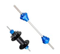 Adaptateur pour axe | Support pour centrer les roues de vélo, haute résistance | Outils d'atelier : entretien, réparation et configuration pour une utilisation professionnelle en entraînement I
