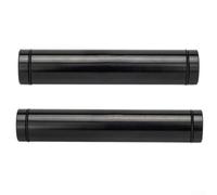 Adaptateur pour axe traversant de vélo de 20 mm à 15 mm - Brochette de conversion pour fourche de 100 mm et 110 mm en alliage d'aluminium - Installation sans outils - Noir (110 mm)