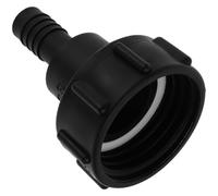 Adaptateur pour Bac Ibc vers Tuyau D'arrosage, Raccord Noir | Plastique, Assemblage Facile et Polyvalent, pour Peintures et Encres, Agriculture et Industrie