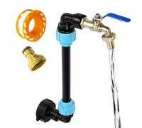Adaptateur Pour Bac - Raccord de Tuyau en Laiton 19 mm pour Cuve - Accessoire Étanche pour Seau Connexion Arrosage Jardin Camping Extérieur Domestique