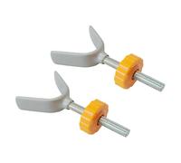 Adaptateur pour barrières de sécurité - Adaptateur pour portes de sécurité pour enfants, lot de 2 extensions réglables de protection avec vis et pour bébés animaux domestiques et enfants