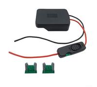 Adaptateur pour batterie au lithium 20 V Team avec interrupteur, longueur de fil de 31,8 cm, protection fusible et connecteur de fil de cuivre en silicone