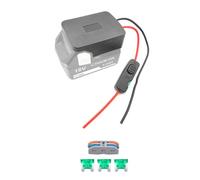 Adaptateur pour batterie avec sortie rouge, Hikoki18V | Contrôle coulissant, insert remplaçable pour les tâches de câblage de la table de travail