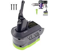 Adaptateur pour batterie de rechange Ryobi pour Dyson V7V8, pour aspirateur sans fil Dyson V7V8 Series Animal Absolute Fluffy (adaptateur uniquement)