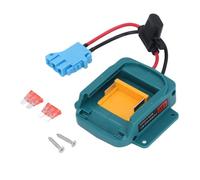 Adaptateur pour Batterie Makital 18 V, Conversion de Batterie Makita18-V | pour Robots Électriques Télécommandés Avec Connecteur + Fusible, pour Bl1850 Bl1860 Bl1840 Bl1830 Bl1820 (Fiche Bleue)