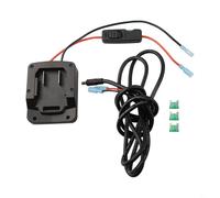 Adaptateur pour batterie X20V Team 20 V avec câble d'alimentation CC et protection par fusible, connecteur de faisceau de fils 14 AWG pour outils électriques