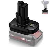 Adaptateur pour Bosch 10.8v / 12V,pour einhell 18V convertisseur de Batterie pour Outils électriques Bosch 12V et 10.8v, Remplacement de la Batterie du système Professionnel Gba 10.8v 12V