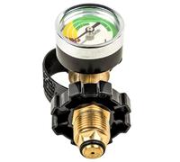 Adaptateur pour Bouteille de Gaz Propane Manomètre De Pression Pour | Connecteur De Cuisinière Pour Camping-Car, BBQ, Camping Et Chauffage Extérieur