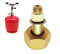 Adaptateur pour bouteille de gaz propane - Petit connecteur pour cartouche de gaz en d'aluminium | Adaptateur de connexion pour poêle de camping, pour petites bouteilles de propane