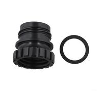 Adaptateur pour bouteille en verre de cristal vers bouteille en plastique, adaptateur de bouteille à connexion rapide Noir