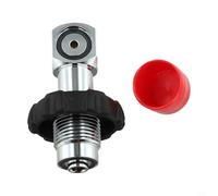 Adaptateur pour bouteille Plongée DIN pour yoke 300BAR Grande Molette | Conversion pour rapide, compatible bouteilles DIN, remplissage standard pour yoke, compact 7.3cm