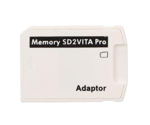 Adaptateur pour carte mémoire de jeu SD2 Vita jusqu'à 256 Go, compatible avec les systèmes d'exploitation Android 3.60 et supérieurs.