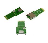 Adaptateur pour cartes mémoires MicroSD SDHC SDXC SD 3.0 vers SD, avec rallonge riser SD