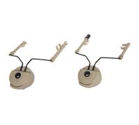Adaptateur pour casque de type ComTac Pour rails MTEK TacSky - Flat Dark Earth