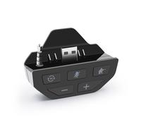 Adaptateur pour casque stéréo compatible avec les manettes Xbox : contrôle du volume, kit audio, plug & play, son de jeu et chat vocal,