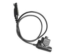 Adaptateur pour casque tactique civil U94 PTT (Push-to-Talk) avec connecteur pour talkie-walkie Ailunce HD1 HD2