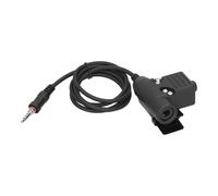 Adaptateur pour casque tactique Clear Sound compatible avec les casques de type U94 (norme militaire Push-To-Talk), robustes et durables, pour une