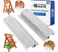 Adaptateur Pour Chaise Haute, 1 Paire, Compatible Avec Hauck Alpha, Beta, Ikea Trofast, Support De Boîte À Barreaux En Aluminium, Support Pour Barreaux Supérieurs Et Inférieurs