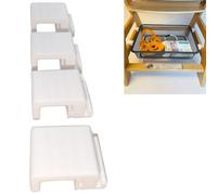 Adaptateur pour Chaise Haute Hauck Alpha & Beta, Adaptateur compatible avec la Boîte Ikea Trofast et Panier Grillagé, Accessoires de Chaise Haute (B)