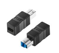 Adaptateur pour Disque Dur, Adaptateur d'extension de données USB B 3.0 - Connecteur Plug and avec de données Haute Vitesse pour Scanner, Station d'accueil, hub et Ordinateur