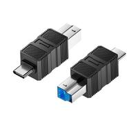 Adaptateur pour disque dur, adaptateur d'extension de données USB B 3.0 | Connecteur Plug and , convertisseur de données haute vitesse pour scanners, stations d'accueil, hubs et ordinateurs