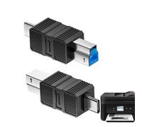Adaptateur pour Disque Dur,Convertisseur USB B 3.0 pour Imprimante - Connecteur Plug & Play, Convertisseur de de Données Rapide pour Scanner, Station d'accueil et Ordinateur