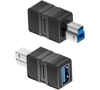 Adaptateur pour disque dur-Convertisseur USB B 3.0 pour imprimantes,câble de de données haute vitesse plug and pour ordinateur portable tablette station d'accueil hôte