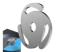 Adaptateur pour Disques Vinyle 45 Tours - Insert Léger en Aluminium pour 45 Tours,Adaptateur pour Disques Solide,pour Usage Domestique DJ Café Amateur De Musique Enthousiaste